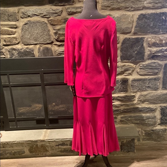 S.L. Fashions Pink Skirt Set NWT - Picture 4 of 9